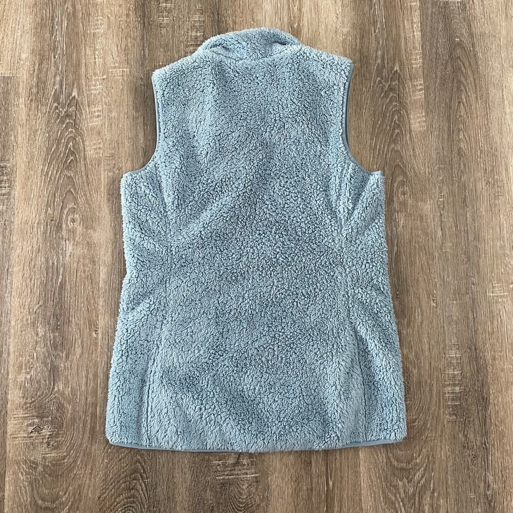 Columbia Women’s Fuzzy Sherpa Blue Vest - Size: Small - Picture 7 of 7